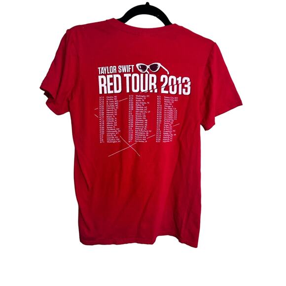 Taylor Swift Tee Red Tour 2013 Band T Shirt Swifties No Brand or Size - Picture 2 of 7